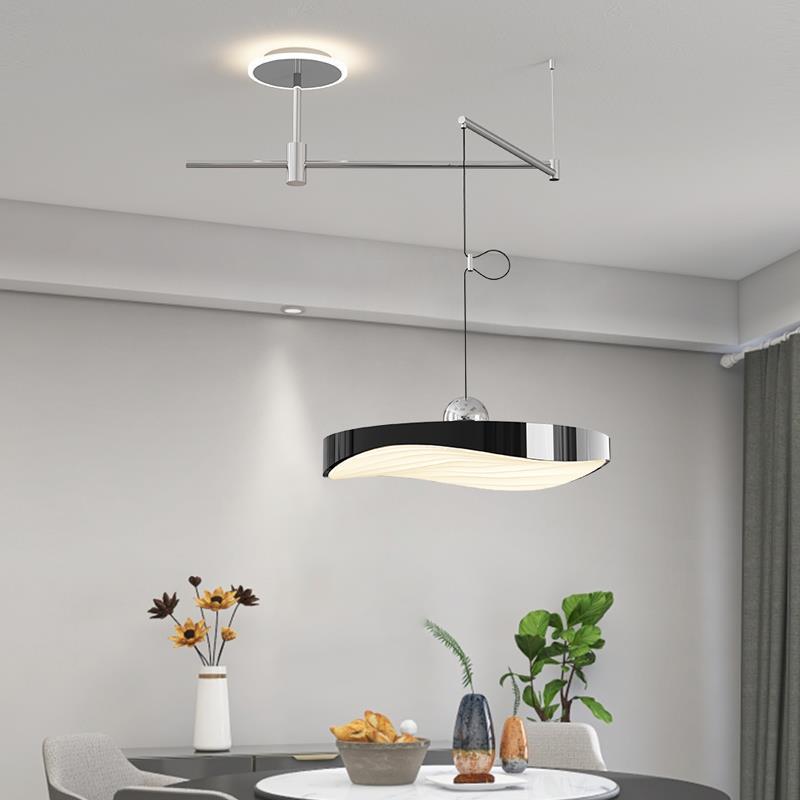 Flying Saucer Rocker Arm Restaurant Chandelier