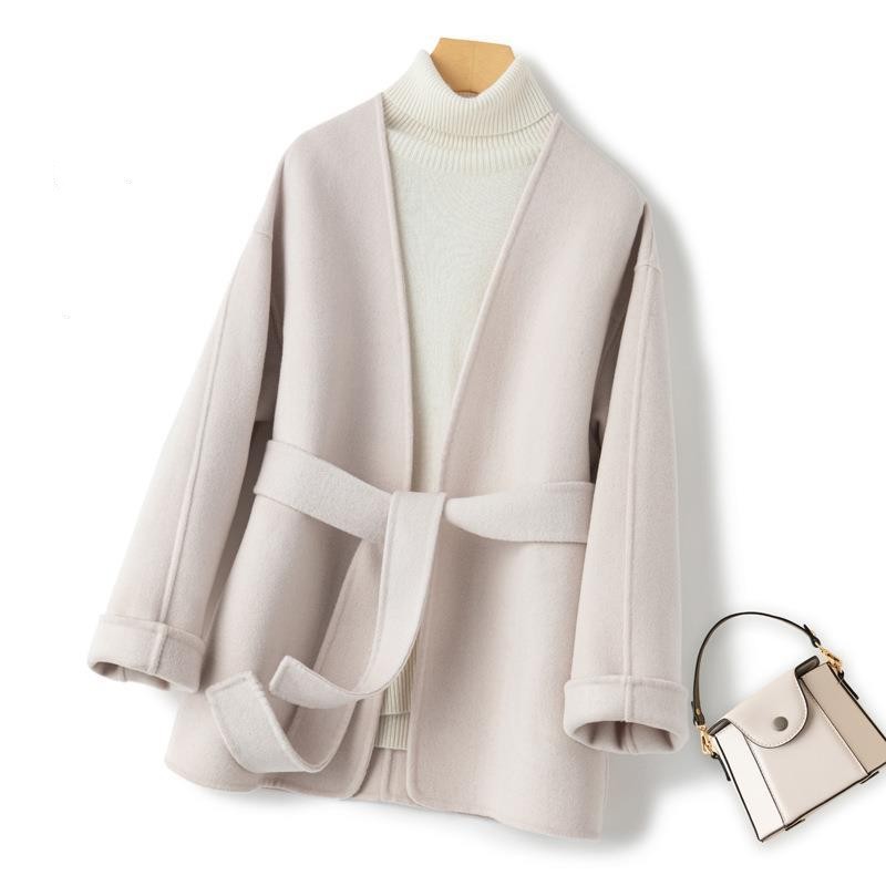 Women's Short Loose Tweed Coat Tweed Jacket