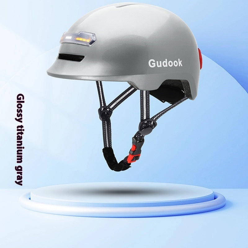 Front And Rear With Steering Kill Car Lights Voice Button Dual Control Smart Helmet Basket Teeth Answer Call Music Navigation