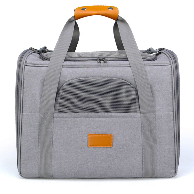 Foldable Small Dog Cat Diaper Bag Outdoor Breathable Shoulder Handbag