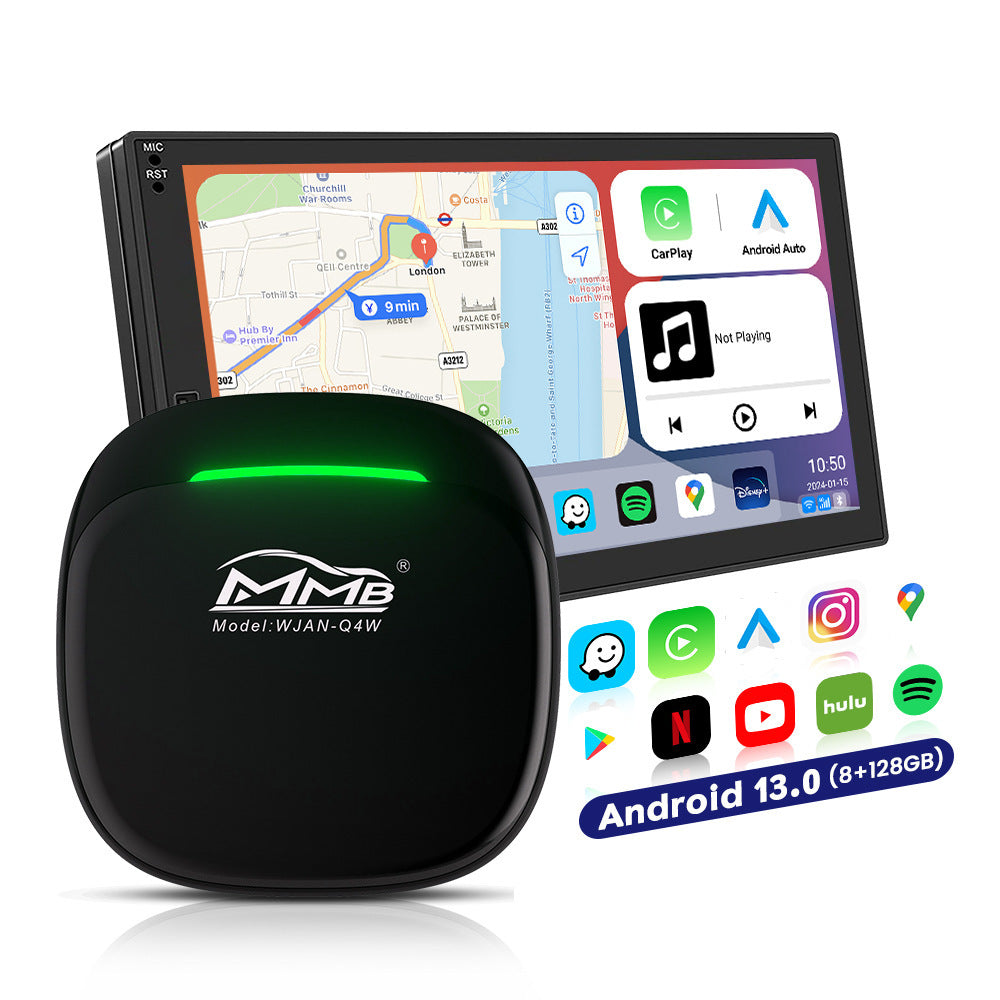 Version AI Box Android Navigation Box 4G Version Wireless Carplay