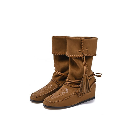 Slimming Sense Of Relaxation Western Cowboy Boot