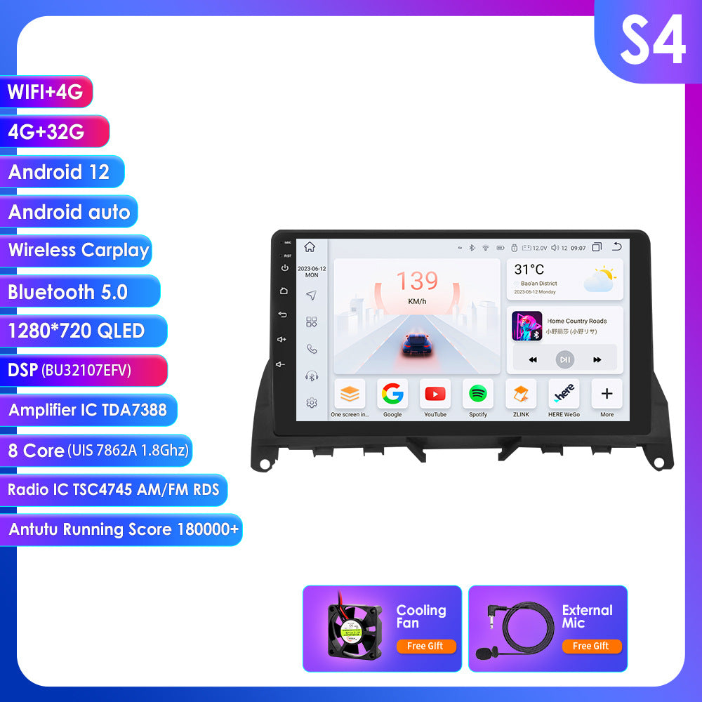 Applicable To  C- Class W204 S204 Central Control Large Screen Navigator